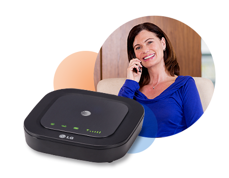 LG-Wireless Home Phone - LG-Black